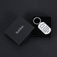 Load image into Gallery viewer, Funny Gif Key chain for Friends Sister Wife Mom Birthday Christmas Gif Inspirational Keyring A Wise Women Once Said and She Lived Happily Ever After Pendant Charm Present for Girls Her
