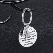 Load image into Gallery viewer, Leader Gifts Appreciation Keychain for Boss Colleague Coworker Friend Goodbye Farewell Going Away Gift for Mentor Supervisor Boss Day Birthday Retirement Key Chain for Women Men
