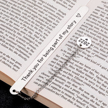 Load image into Gallery viewer, Thank You Gift Bookmark for Teacher Coworker 2022 Graduation Gift for Teacher Mentor Birthday Christmas Retirement Back to School Bookmark Gift for Book Lovers Women Men Boys Girls Friends Employee
