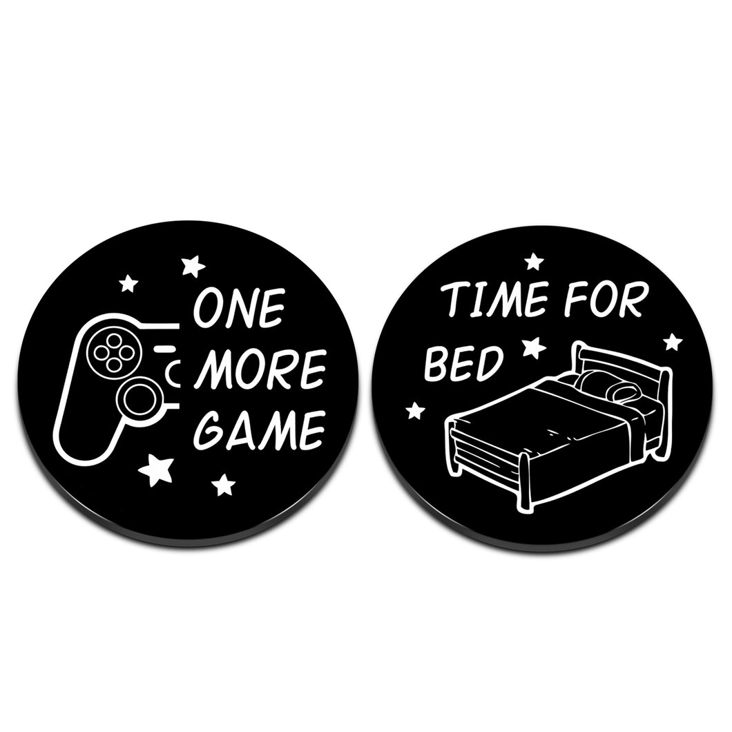 Funny Stocking Stuffers for Teens Boys Gamer Christmas Birthday Gifts Decision Coin for Kids Son Boyfriend Girlfriend Men Women Game Lover Fan Gaming Gift for Teenagers Brother Husband Double-sided