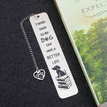 Load image into Gallery viewer, Funny Bookmark Gifts for Women Men Dog Lover Friends Inspirational Birthday Christmas Gift for Coworker Boss Book Lover Bookmark for Dog Mom Dog Dad Stocking Stuffer Valentine for Son Daughter Him Her
