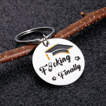 Load image into Gallery viewer, 2023 Funny Graduation Gifts Keychain for Him Her Middle High School Graduation Gift for Daughter Son Boys Girls Class 2023 Senior Grad Gift for PHD Law Nurse Master Graduates Friends Women Men
