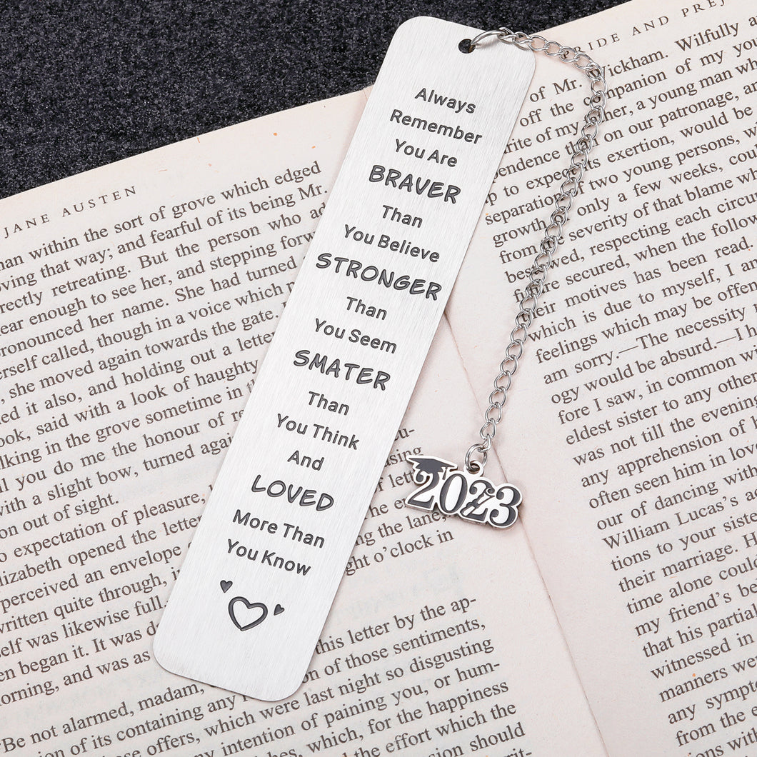 2023 Graduation Gift for Him Her Christmas Gifts for Women Men Teenager Girls Boys Kids Inspirational Bookmark Middle High School Graduation Gifts for Daughter Son College Master Grads Nurse Friends