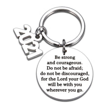 Load image into Gallery viewer, Christian Graduation Gifts Keychain for Him Her 2021 High School College Students Bible Verse Religious Inspirational 2021 Senior Master Graduation Gifts for Friends Nurse Daughter Son Christmas
