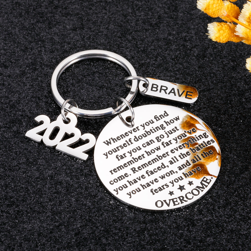 2022 Inspirational Graduation Gifts Keychain for Women Men Middle High School College Students Graduation Gift for Him Her Daughter Son Nurses Master Senior Grad Gifts for Boys Girls Friends