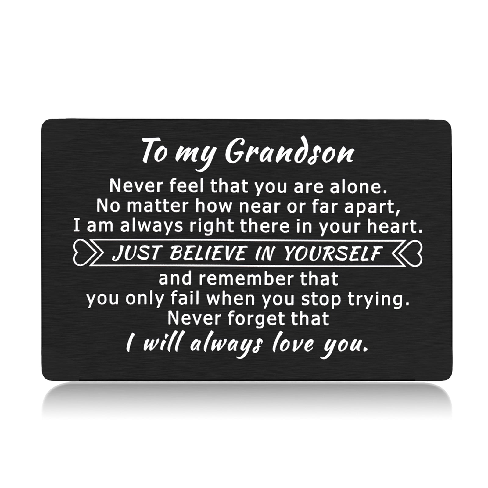 Grandson Gifts Wallet Card Insert from Grandma Grandpa, Valentine Grad –  Aizza Beata, image size:1600x1600