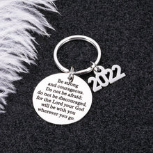 Load image into Gallery viewer, Graduation Gifts Christian Keychain for Him Her 2022 High School College Students Daughter Son Bible Verse Religious Inspirational 2022 Master Graduation Gifts for Friends Nurse Birthday Christmas
