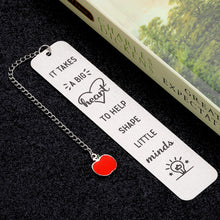 Load image into Gallery viewer, Teacher Appreciation Bookmark Gift for Teacher from Students Teachers Day Graduation 2023 Birthday Thank You Gift Bookmark for Women Men Book Lovers Back to School Christmas Gift for Teacher Mentor
