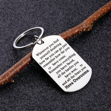 Load image into Gallery viewer, Recovery Gift Encouragement Keychain for Women Men Sobriety Stress Relief After Surgery Gift for Breast Cancer Survivor Gift for Friends Christmas Birthday AA Warrior Fighter Alcoholics Gift
