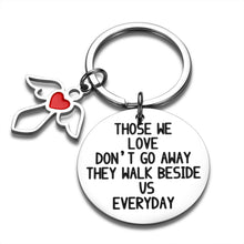 Load image into Gallery viewer, Mom Memorial Sympathy Gifts Keychain for Loss of Dad Son Daughter Bereavemrnt Gift for Husband Wife Friend in Memory of Loss Grandpa Grandma Remembrance Baby Loss Keyring Jewelry Keepsake
