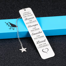 Load image into Gallery viewer, Book Lovers Gift Bookmark for Women Men Inspirational Bookmark 2023 Graduation Birthday Valentine Gifts for Book Nerd Friends Teen Girls Boys Daughter Son Teacher Christmas Gift for Boss Coworker
