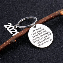 Load image into Gallery viewer, Christian Graduation Gifts Keychain for Him Her 2021 High School College Students Bible Verse Religious Inspirational 2021 Senior Master Graduation Gifts for Friends Nurse Daughter Son Christmas
