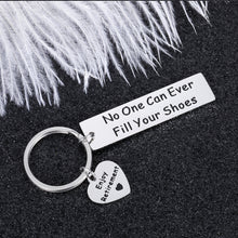 Load image into Gallery viewer, Retirement Leaving Gift Keychain for Coworker Colleague Boss Best Friend No One Can Ever Fill Your Shoes Enjoy Retirement Going Away Farewell Gift for Dad Teacher Doctor Nurse
