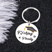 Load image into Gallery viewer, 2023 Funny Graduation Gifts Keychain for Him Her Middle High School Graduation Gift for Daughter Son Boys Girls Class 2023 Senior Grad Gift for PHD Law Nurse Master Graduates Friends Women Men

