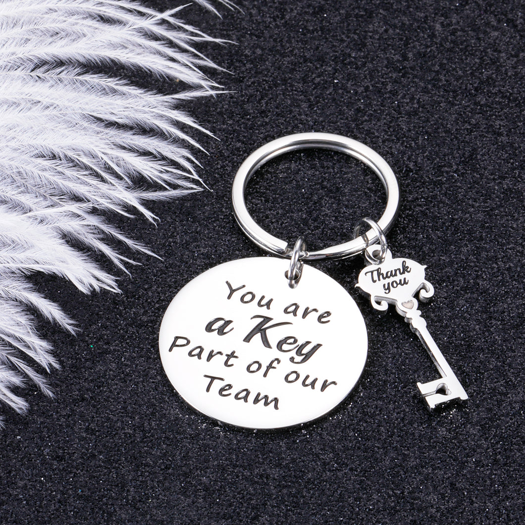 Coworker Appreciation Gifts Keychain for Colleague Boss Friends Leaving Going Away Thank You Christmas Birthday Gift for Women Men Work Team Leader Mentor Retirement Farewell Present for Him Her