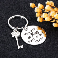 Load image into Gallery viewer, Coworker Appreciation Gifts Keychain for Colleague Boss Friends Leaving Going Away Thank You Christmas Birthday Gift for Women Men Work Team Leader Mentor Retirement Farewell Present for Him Her
