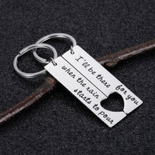 Load image into Gallery viewer, Best Friends Gifts Keychain I’ll Be There for You for Women Men Key Chain Set Friends TV Show Merchandise Gift for Friends Fans BFF Friendship Birthday Anniversary Christmas Jewelry
