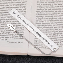 Load image into Gallery viewer, Book Lover Gift for Woman Inspirational Bookmark Graduation Birthday Valentine Gift for Female Friends Nerd Teen Girls Daughter Mom Teacher Christmas Bookmark Gift for Coworker Boss Lady Book Worms
