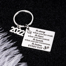 Load image into Gallery viewer, Graduation Gift for Him Her 2022 Keychain Middle School Inspirational Graduation Gift for Students Daughter Son Boys Girls College Master Grads Farewell Gifts for Nurse Friends Women Men
