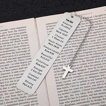 Load image into Gallery viewer, Christian Gifts for Women Men Inspirational Birthday Christmas Religious Bookmark Gift for Girls Daughter Book Lovers Bible Verse Faith Gift for Friends Coworker Graduation for Students Him Her
