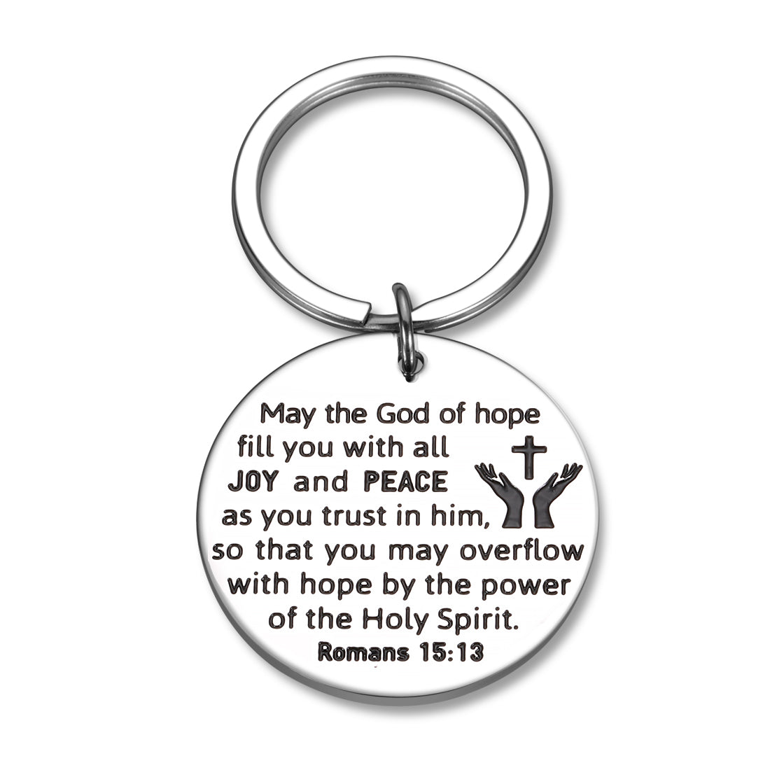 Inspirational Christian Keychain For Men, Easter Gifts For Men, Religious  Thanksgiving Baptism Keychain