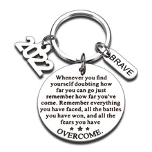 Load image into Gallery viewer, 2022 Inspirational Graduation Gifts Keychain for Women Men Middle High School College Students Graduation Gift for Him Her Daughter Son Nurses Master Senior Grad Gifts for Boys Girls Friends
