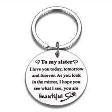 Load image into Gallery viewer, Sister Gift from Sister Brother Friends Birthday Christmas Graduation Inspirational Gift for Best Friend Big Little Sister Valentine Wedding Long Distance Gift for Teen Girls Soul BFF Bestie Women
