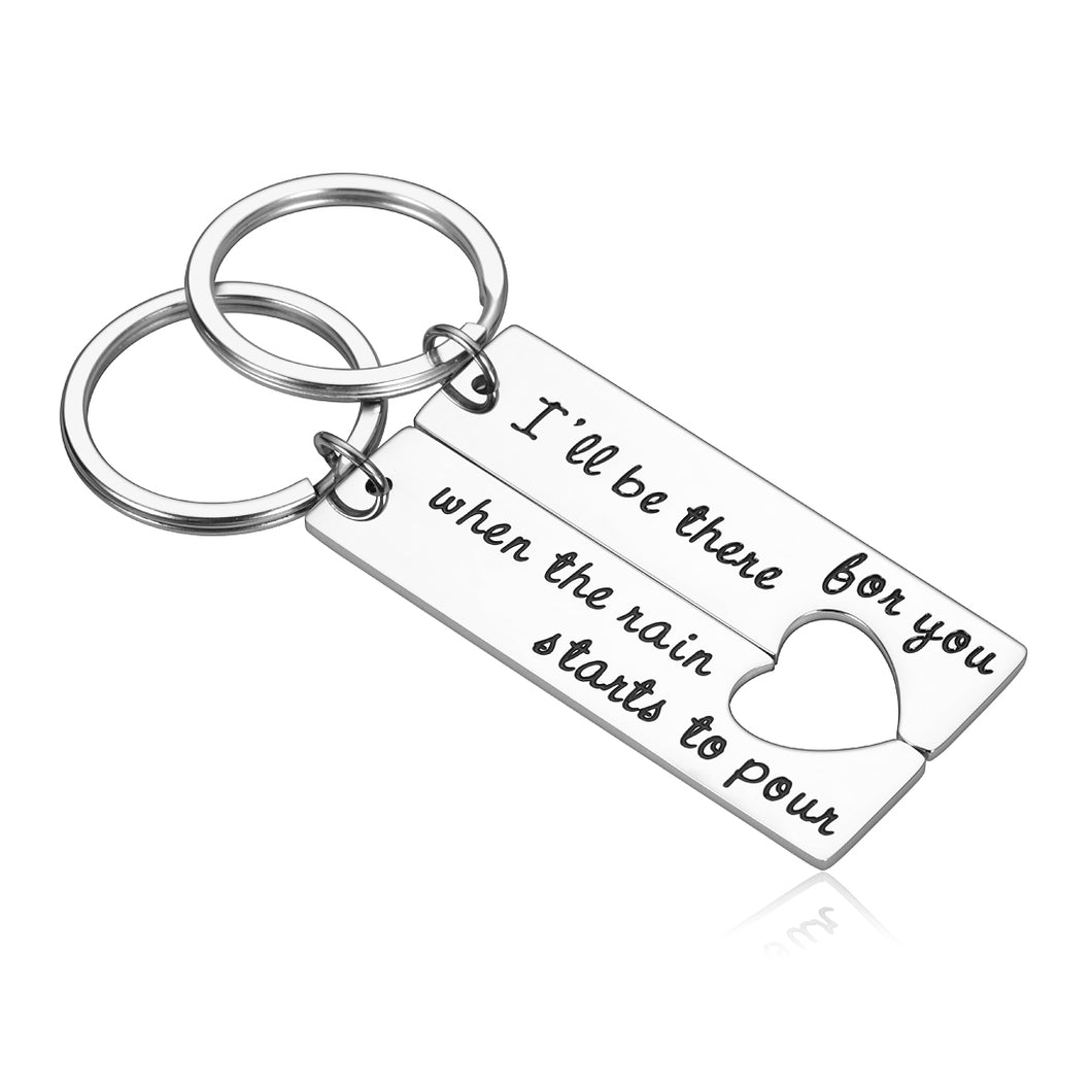 Best Friends Gifts Keychain I’ll Be There for You for Women Men Key Chain Set Friends TV Show Merchandise Gift for Friends Fans BFF Friendship Birthday Anniversary Christmas Jewelry