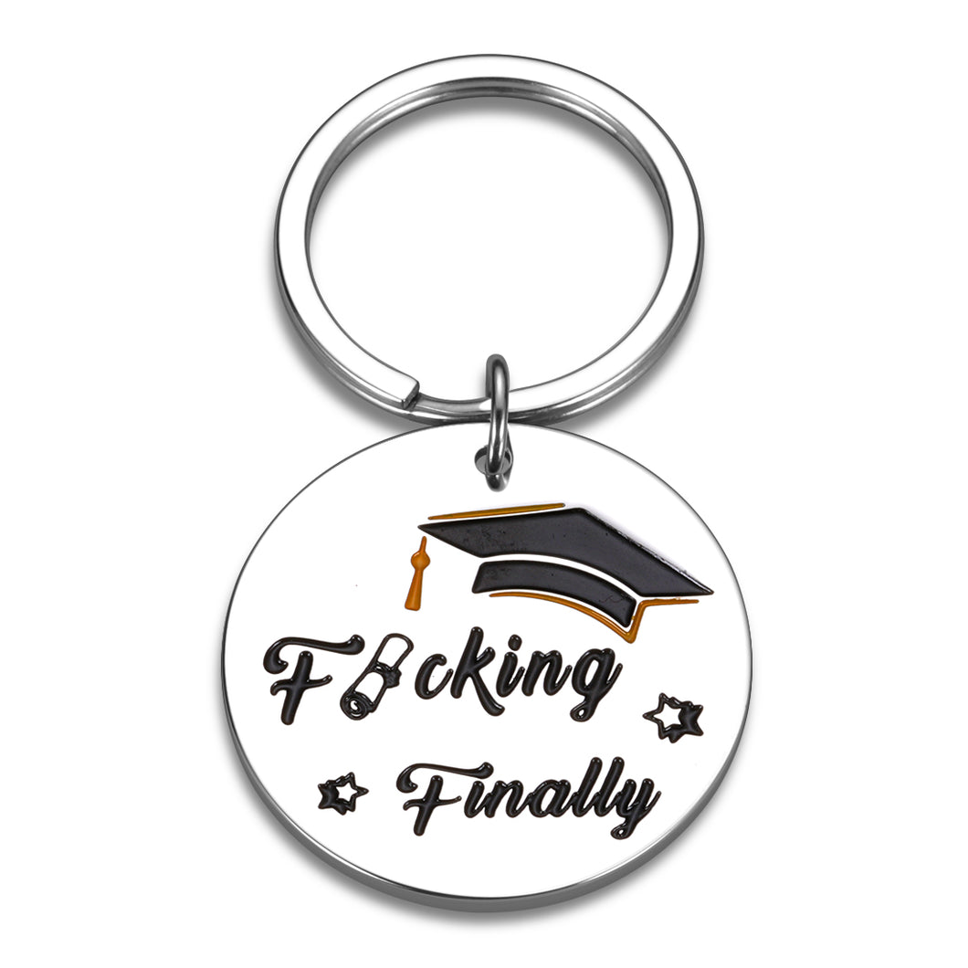 2023 Funny Graduation Gifts Keychain for Him Her Middle High School Graduation Gift for Daughter Son Boys Girls Class 2023 Senior Grad Gift for PHD Law Nurse Master Graduates Friends Women Men