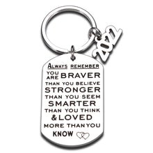 Load image into Gallery viewer, 2022 Graduation Gift for Him Her Inspirational Keychain Middle High School Graduation Gift for Students Boys Girls Kid Birthday Christmas Farewell Gifts for Daughter Son Nurse Friends Women Men
