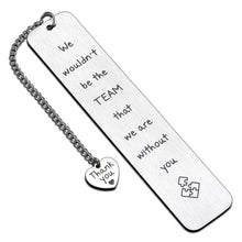 Load image into Gallery viewer, Thank You Gift Coworker Leaving Gift for Women Men Employee Appreciation Gift Bookmark for Colleague Team from Leader Boss Mentor Birthday Christmas Retirement Farewell Office Gift for Team Members
