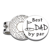 Load image into Gallery viewer, Dad Gifts from Son Daughter Stocking Stuffers for Him Men Christmas Birthday Fathers Day Golf Ball Marker for Father Daddy Valentine Wedding Gifts for Papa New Dad from Girls Boys Magnetic Hat Clip
