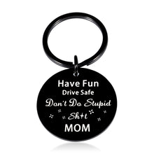 Load image into Gallery viewer, Don&#39;t Do Stupid Keychain for Son Daughter Funny Birthday Valentine Graduation Gag Gift for Boys Girls Teenager from Mom 16 Year-Old Going Away for New Driver Humor Christmas Stocking Stuffer for Kid
