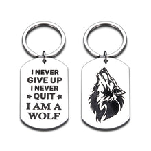 Load image into Gallery viewer, Inspirational Christmas Wolf Gifts for Men Women Kids Boys Girls Birthday Graduation Gifts for Wolf Lovers Son Daughter Dad Boyfriend Husband Wolf Gifts for Him Friends Team Coworker Double-Sided
