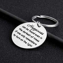 Load image into Gallery viewer, Graduation Gifts Keychain for Women Men Inspirational Gift for Friend Happiness Can Be Found Albus Dumbledore Inspired Perfect Present for Harry Potter Fans Graduation Birthday Christmas Gifts
