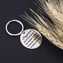 Load image into Gallery viewer, Graduation Gifts Keychain for Women Men Inspirational Gift for Friend Happiness Can Be Found Albus Dumbledore Inspired Perfect Present for Harry Potter Fans Graduation Birthday Christmas Gifts

