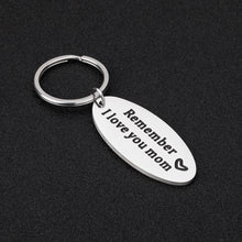 Load image into Gallery viewer, Mothers Day Gifts Mom Keychain from Daughter Son Remember I Love You Mom Appreciation Birthday Valentine Gift for Women from Kids Christmas Wedding Gift for Mother in Law Mummy Her
