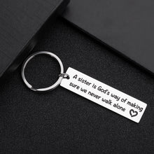 Load image into Gallery viewer, Friendship Gift Keychain for Sisters Best Friend Women Birthday Christmas Wedding Gift for Teen Girls Siblings Big Little Sisters Besties Valentine Graduation Anniversary Present Jewelry for Her
