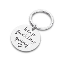 Load image into Gallery viewer, Inspirational Gifts Keychain for Women Men Christmas Birthday Back to School Gift for Best Friends Graduation Friendship Gift Keep Going for Graduates Nurses Lawers Boys Girls Key Chain Present
