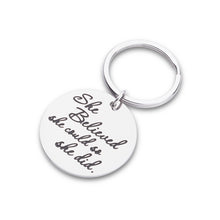 Load image into Gallery viewer, Nurse Gifts Graduation Keychain for Women Her Class of 2021 She Believed She Could So She Did Inspirational RN LPN Medical Students Graduates Gift for Nurses Daughter Girl
