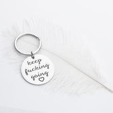 Load image into Gallery viewer, Inspirational Gifts Keychain for Women Men Christmas Birthday Back to School Gift for Best Friends Graduation Friendship Gift Keep Going for Graduates Nurses Lawers Boys Girls Key Chain Present
