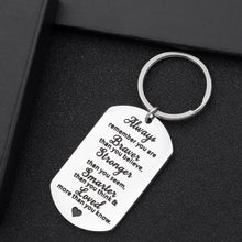 Load image into Gallery viewer, Inspirational Graduation Gifts Keychain for Women Men Class of 2020 Always Remember You Are Braver Stronger Smarter And Loved Key Chain Gift for Daughter Son Graduates Birthday Present for Him Her
