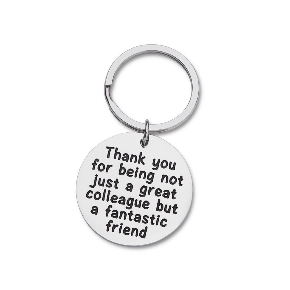 Coworker Leaving Gifts Keychain for Friends Colleague Going Away Retirement Birthday Appreciate Gift for Boss Supervisor Leader Thank You Gift Boss Day Christmas Goodbye Farewell Key Chain