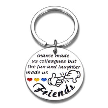 Load image into Gallery viewer, Coworker Keychain Birthday Gifts for Colleague Friends Appreciation Leaving Going Away Goodbye Farewell Resignation Gift for Women Men Employee Mentor Leader Boss Retirement Christmas Office Present
